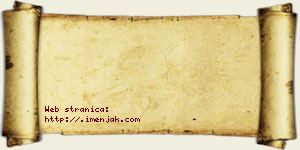 Anđa Stojanović vizit kartica